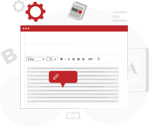 the rough copy into a publishable piece by editing and reformatting it, reinforce lab